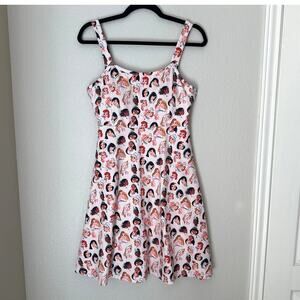 Magic Box Pink Disney Princess athletic/skater Park Vacation dress, size XL/2XL